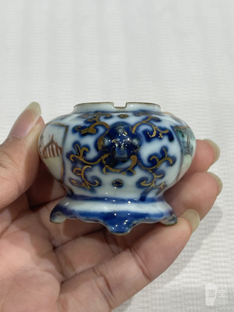 清代 文房小件瓷器一组十件 - 图36